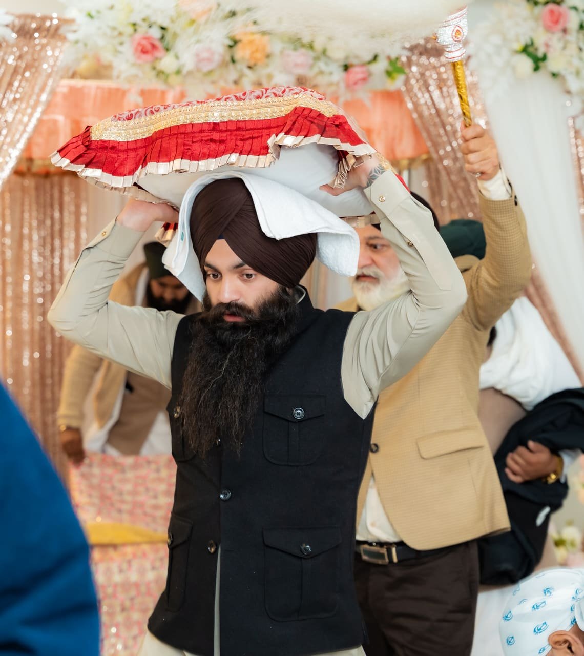 Akhand Paath and couple's ceremony, photo 15 of 20