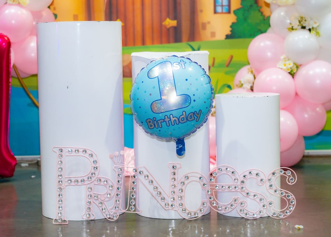 1st birthday, play centre — cover photo
