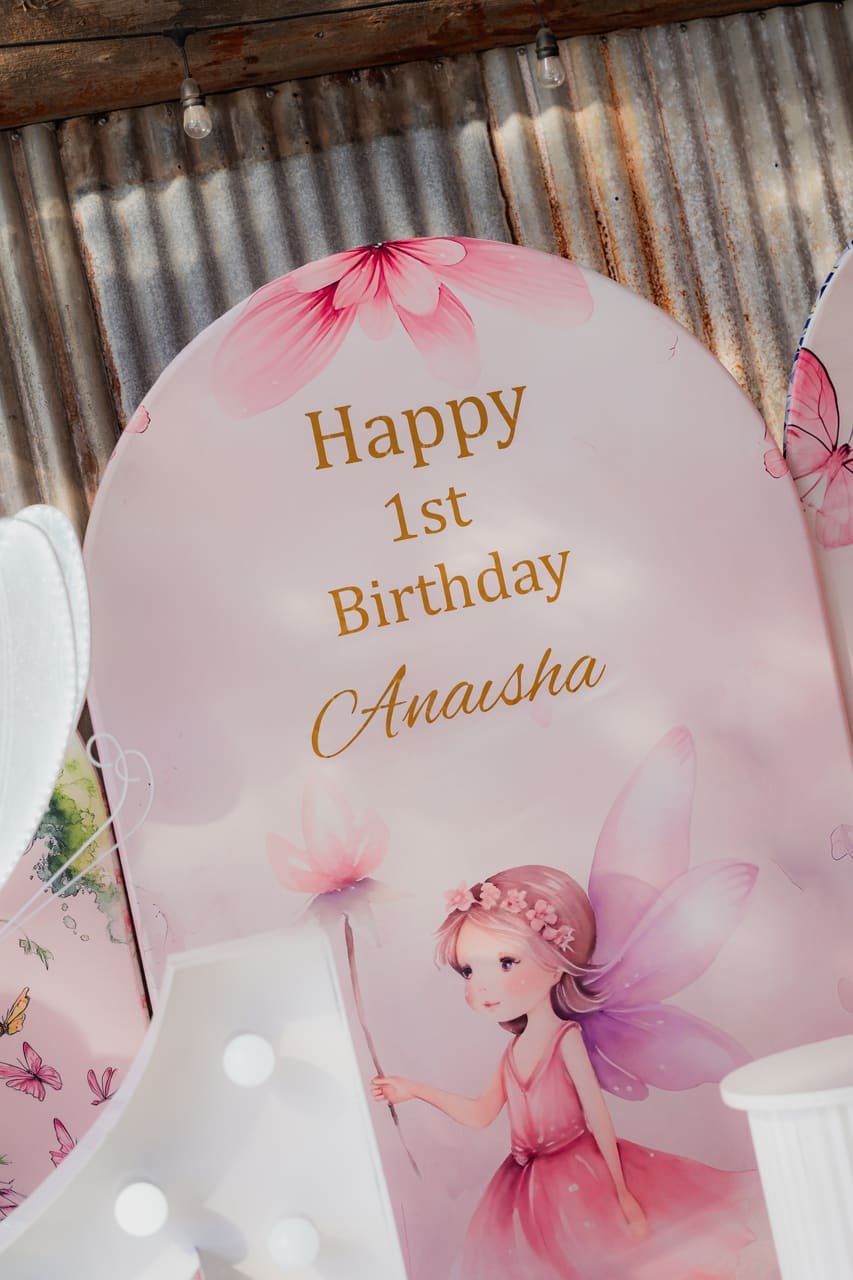 1st birthday, pink theme, winery venue, photo 5 of 12