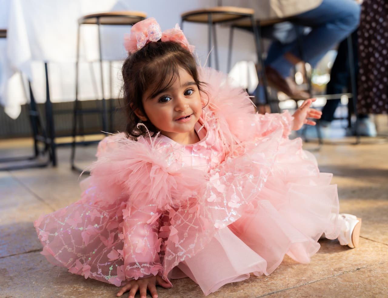 1st birthday, pink theme, winery venue, photo 8 of 12