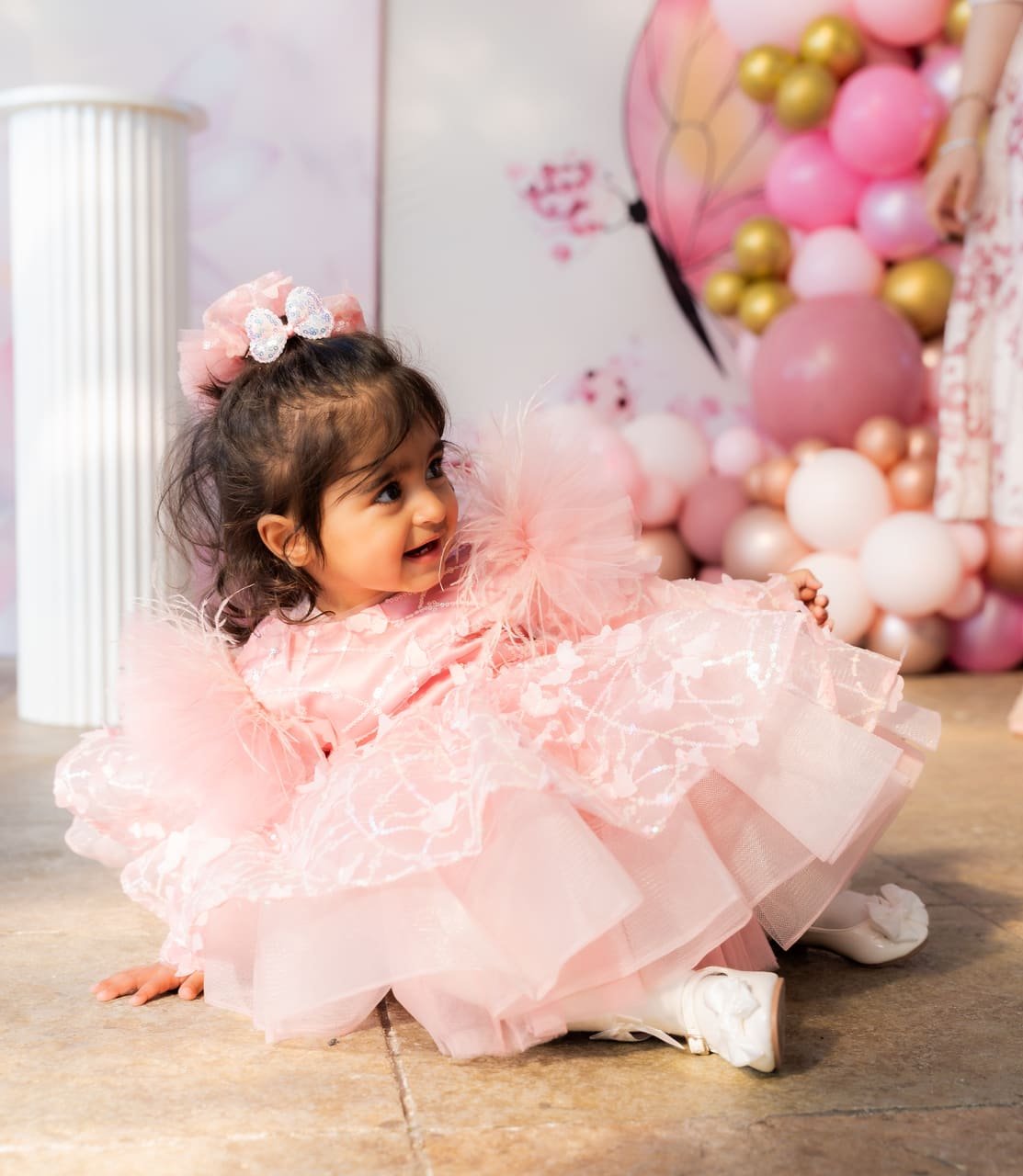1st birthday, pink theme, winery venue, photo 9 of 12