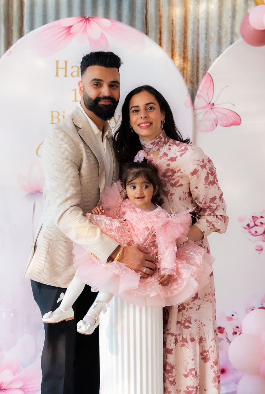 1st birthday, pink theme, winery venue, photo 10 of 12