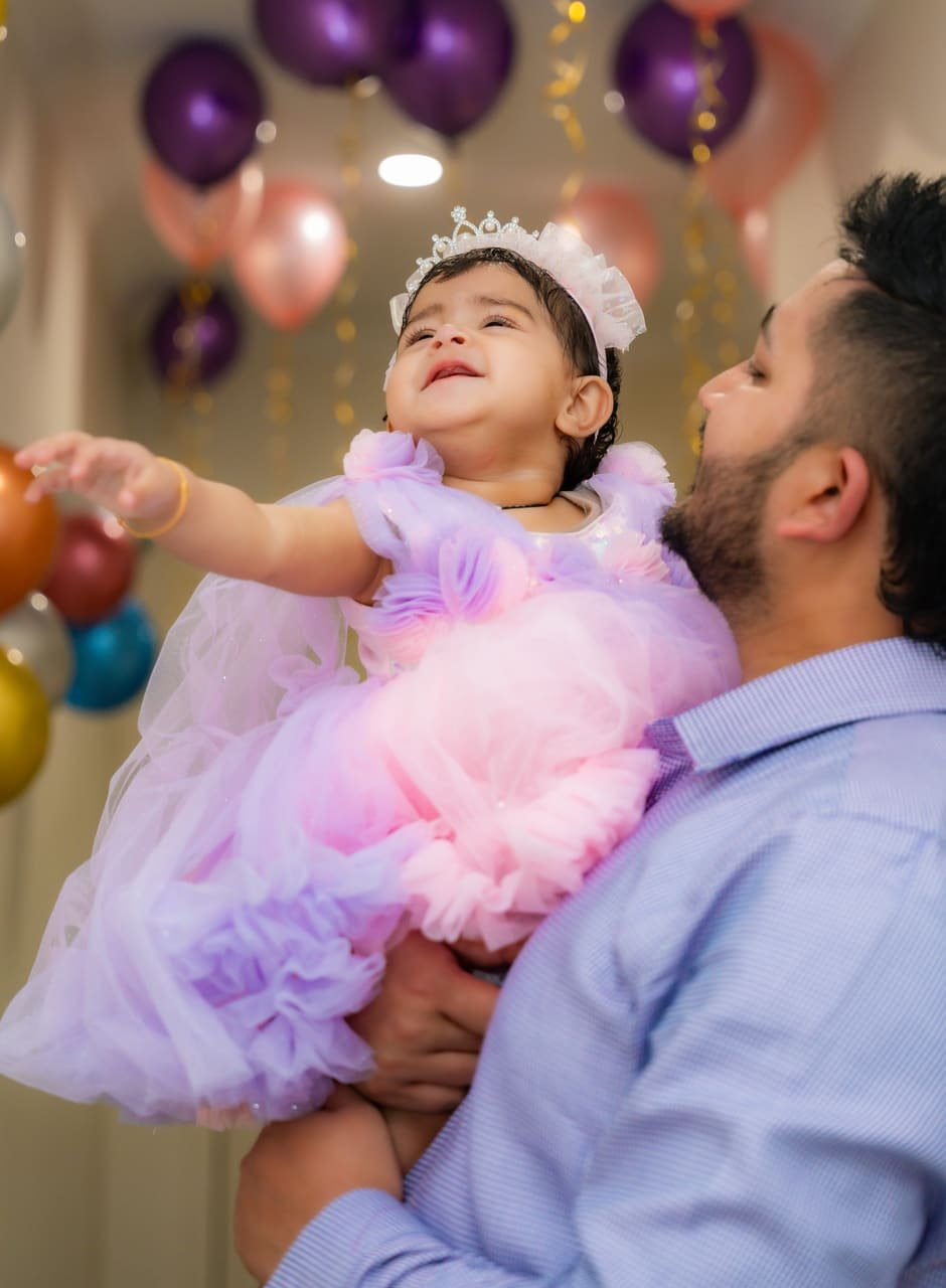 1st birthday, pastel balloons, photo 5 of 9